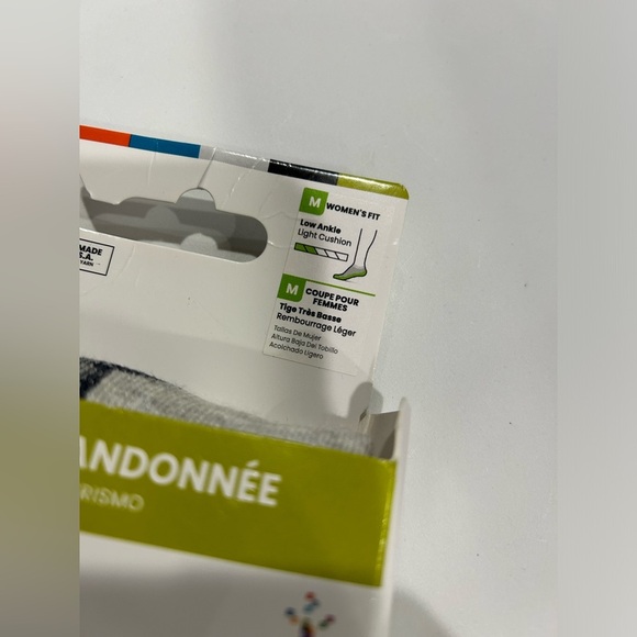 Smartwool Women's Hike Light Cushion Unisex Low Ankle Socks Ash NWT - Picture 2 of 6